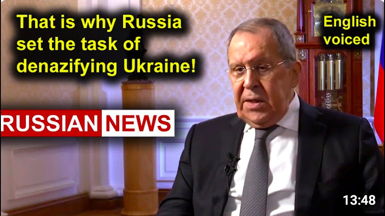 Ukraine is the most striking manifestation of the revival of Nazism! Lavrov, Russia