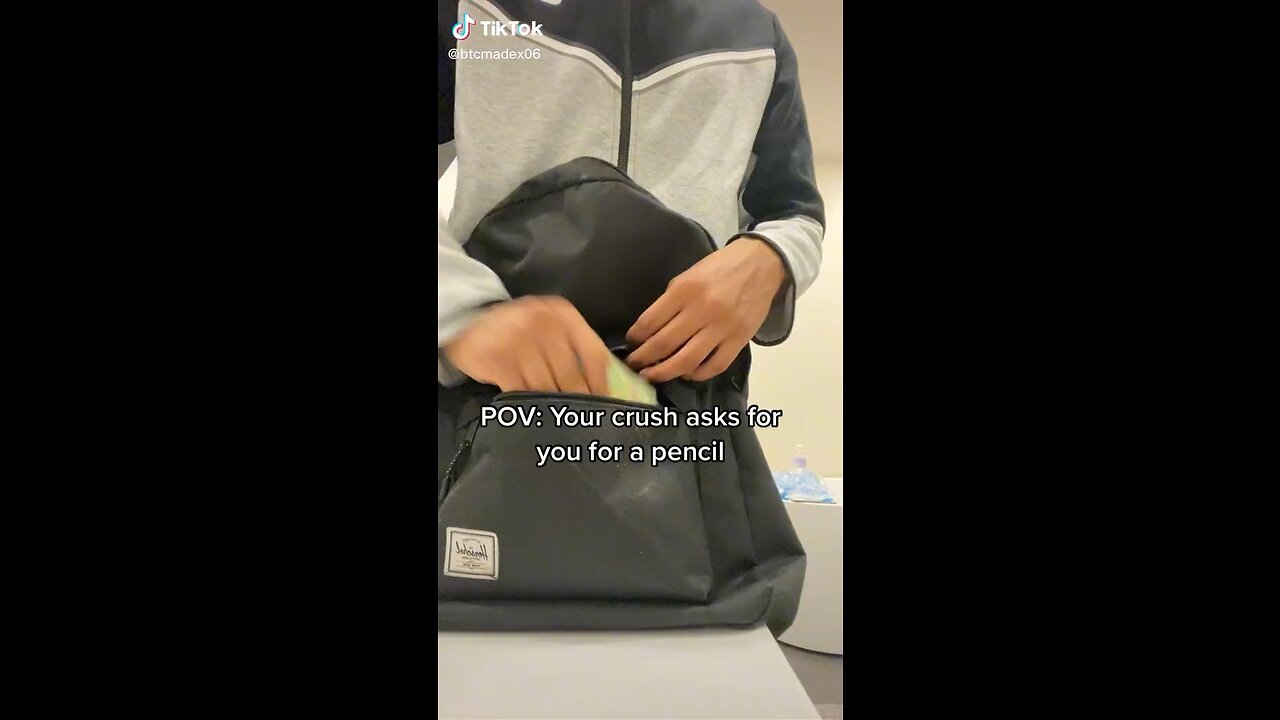 Pov: crush asks for a pencil