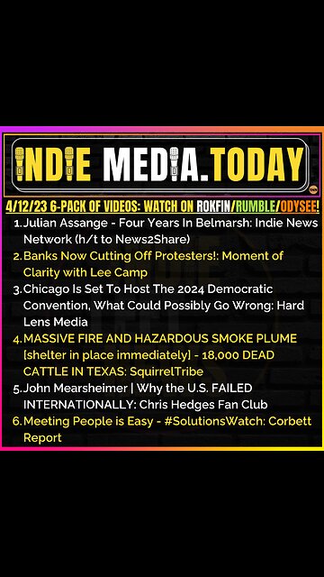 4/12: Julian Assange - Four Years In Belmarsh | Banks Now Cutting Off Protesters!