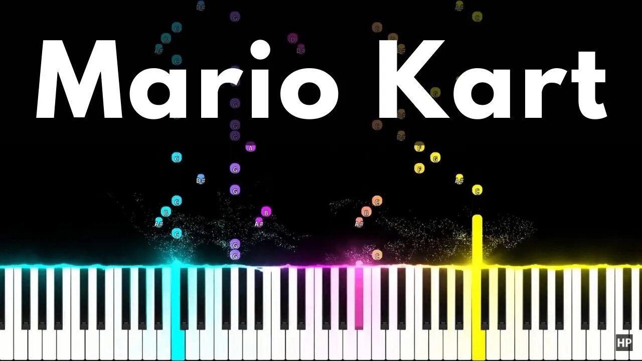 Mario Kart Wii - Montview Highway Piano Tutorial