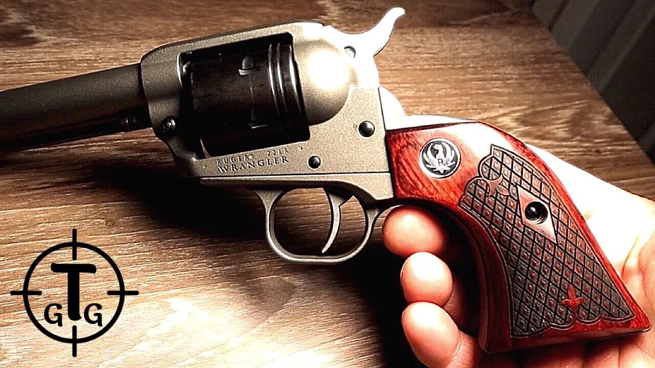 New grips for my Ruger Wrangler .22 / TRULY AMAZING