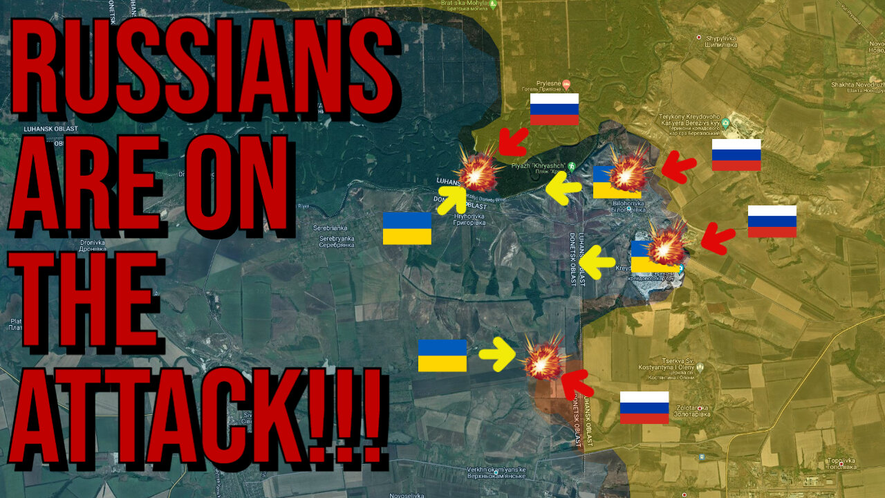 Russians Successfully Advance Towards Seversk | Ukrainian Attacks Become More And More Desperate!