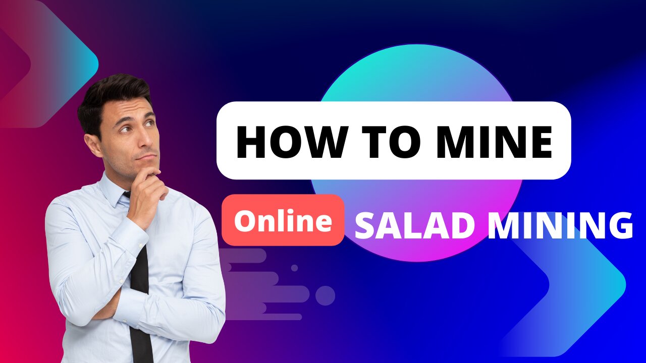 How To Mine Online (Salad Mining) - HOW TO MAKE MONEY ONLINE