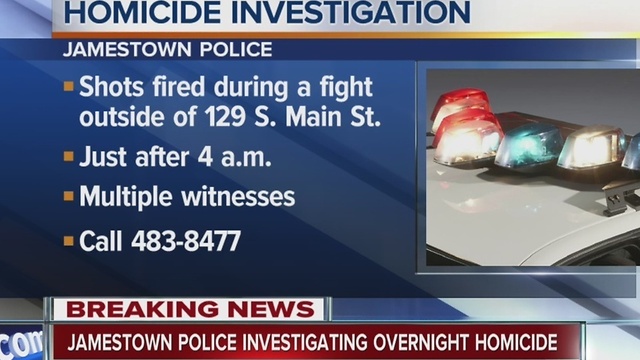 Jamestown police investigate overnight deadly shooting