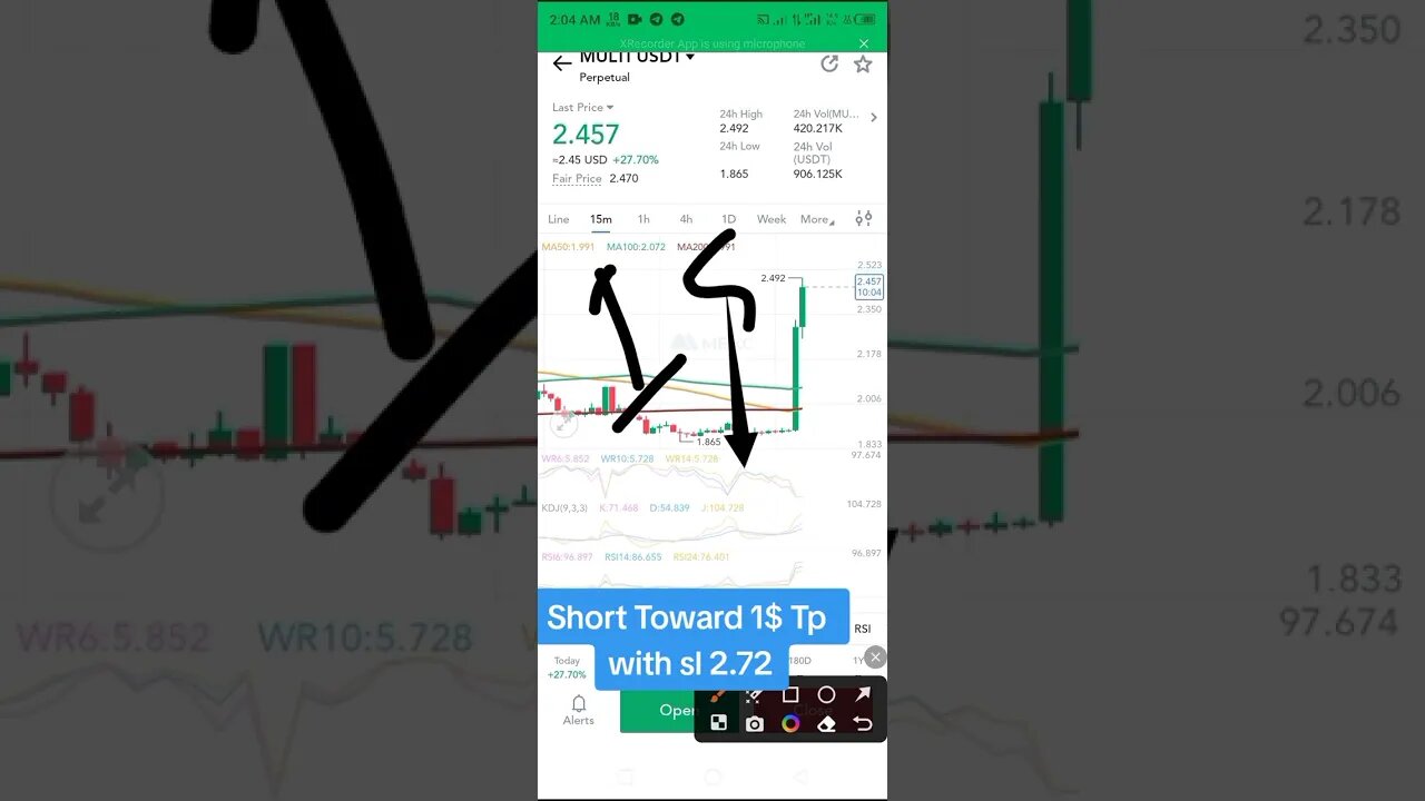 trading Signal multi short- Tradingerror Ep#112 #tradingsignal #shorts_