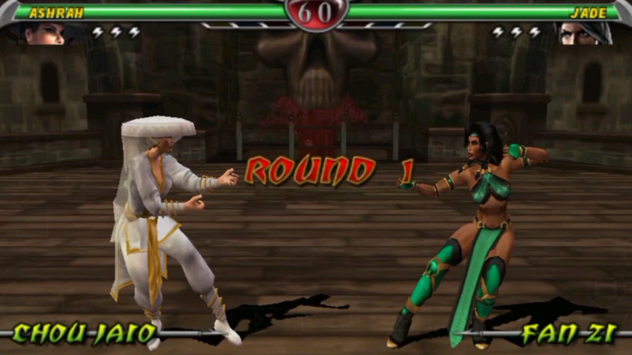 Ashram vs Jade fight (mortal kombat)