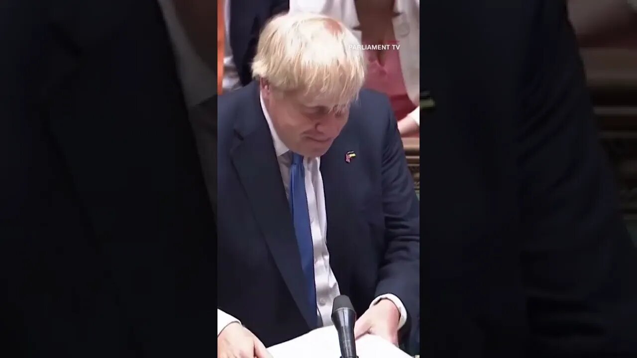 Hasta la vista, baby' | British Prime Minister #BorisJohnson received a round of applause