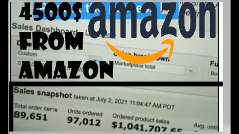 *4500$* How To Make Money On Amazon In 2022 (For Beginners)