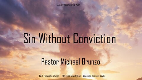 Sin Without Conviction
