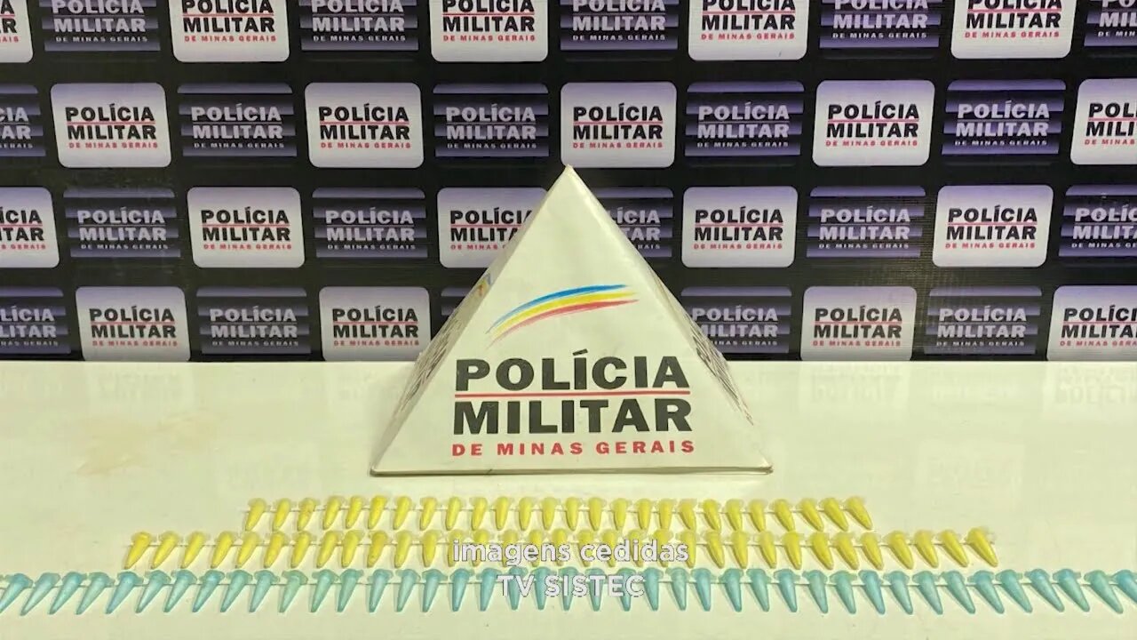 Caratinga: polícia apreende mais de 100 pinos de cocaína e dois adolescentes são detidos