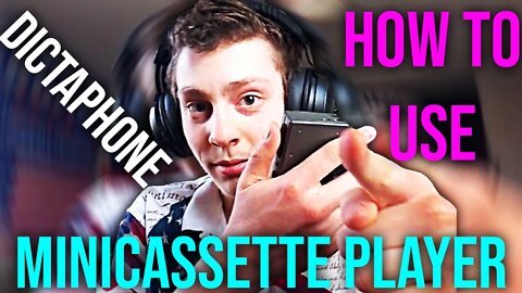 How To Use A Dictaphone Voice Processor (Minicassette Tape Player)