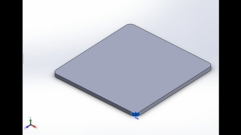 SolidWorks Lesson#3: Fillet Feature