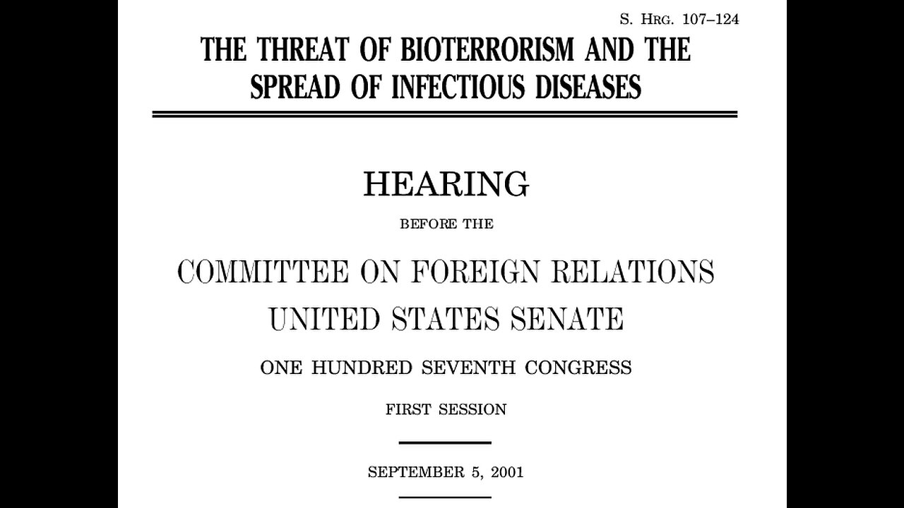 Operation Dark Winter 911 CIA Anthrax Attacks to Event 201 Unnatural Evolution of Omicron