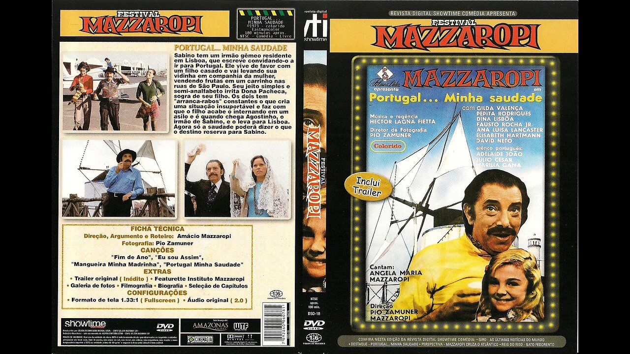 (1973) Mazzaropi - Portugal Minha Saudade