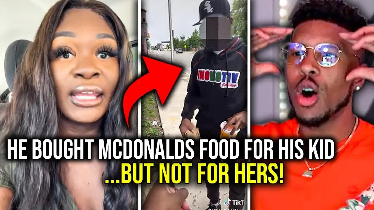 Bonequisha FURIOUS After Father Bought McDonald's for his Kid but not Hers! [Low Tier God Reupload]