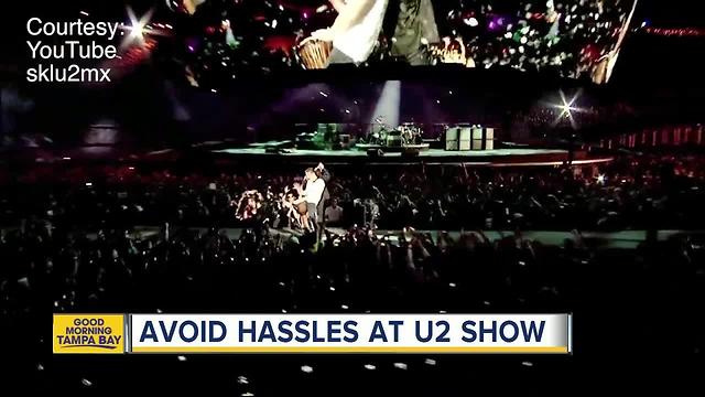 Ready to rock… in traffic? What you need to know for Wednesday’s U2 show at Raymond James Stadium