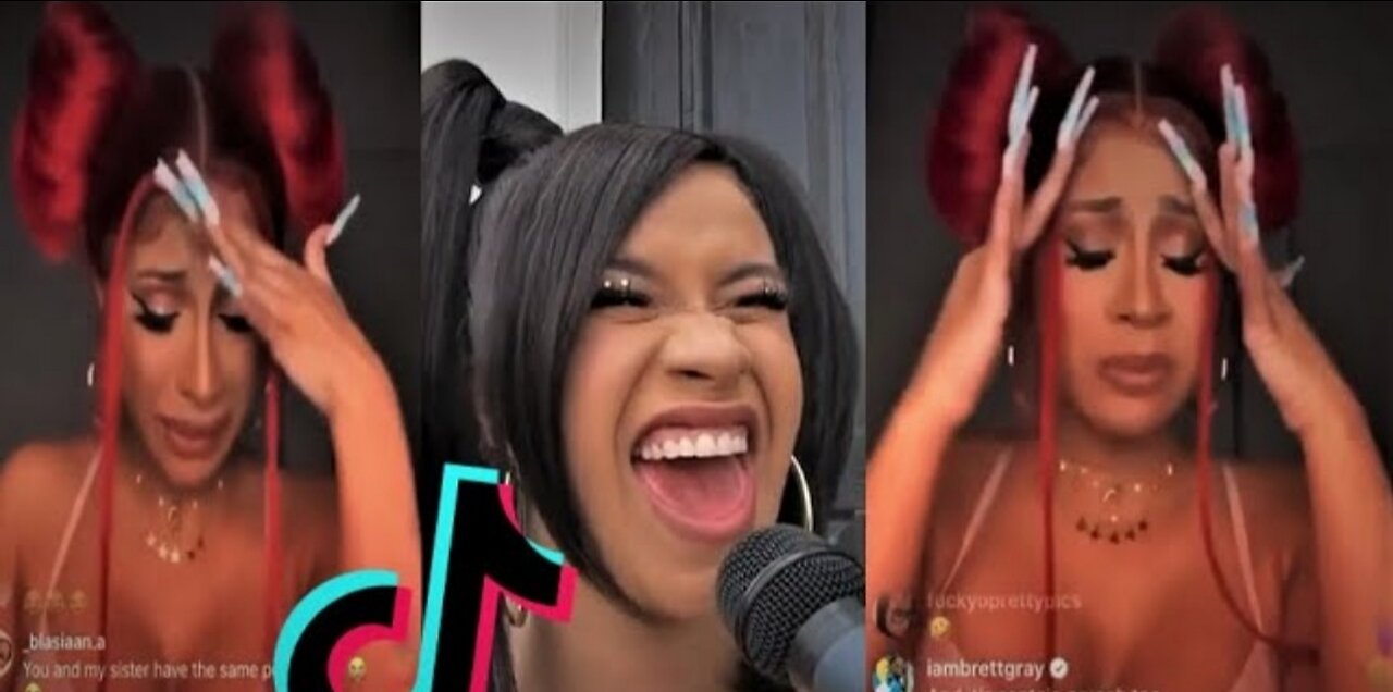 Funny cardi B tik tok