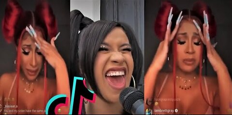 Funny cardi B tik tok