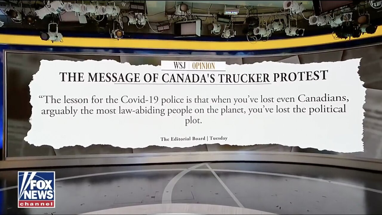 "Right Now, We Are Being Led By Canadian Truck Drivers!"