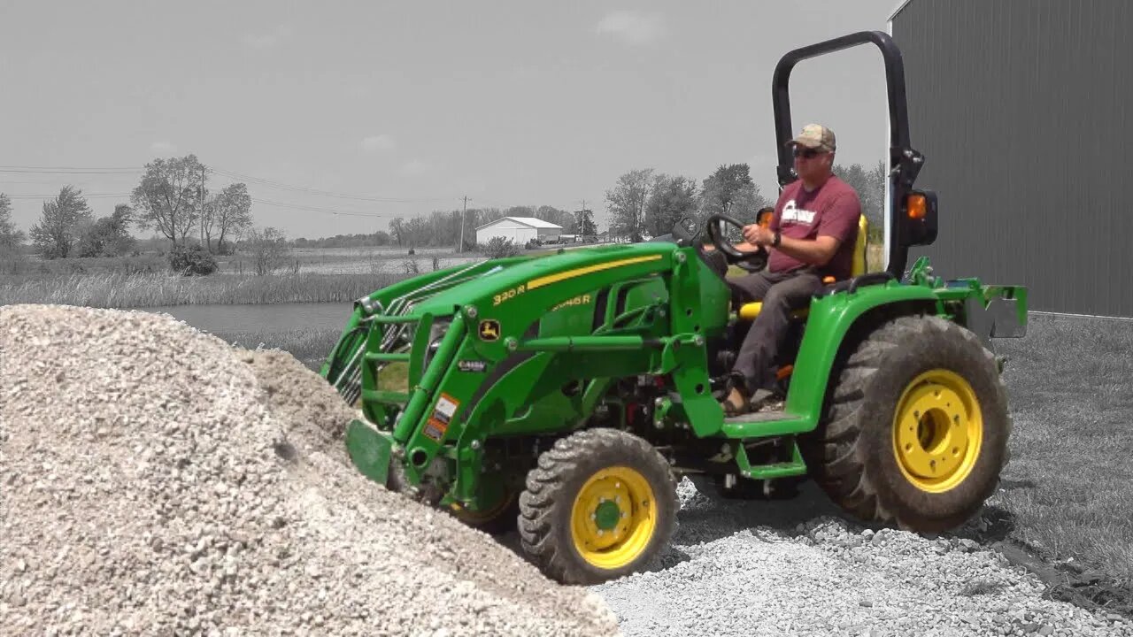 MORE POWER Makes The Difference!! Moving Rock For Shed Floor!