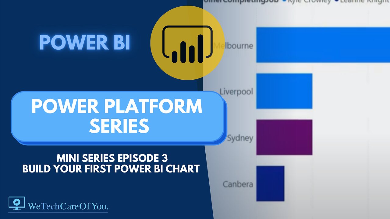 Build your first Power BI Chart from a SharePoint list - Power Platform series 3/4