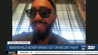 Bakersfield boxer Miguel Contreras, 'Caveman,' talks about recent fight in Fresno