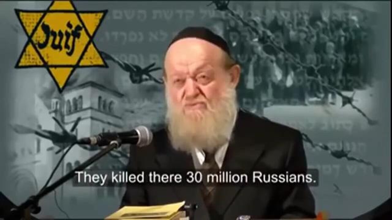 RABBIS AGREE JEWISH BOLSHEVIKS MURDERED MILLIONS OF RUSSIAN & GERMAN CHRISTIANS