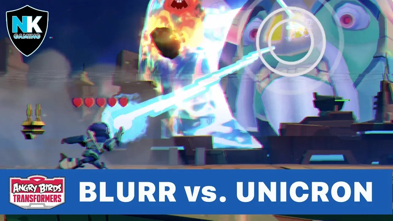 Angry Birds Transformers - Blurr vs. Unicron!