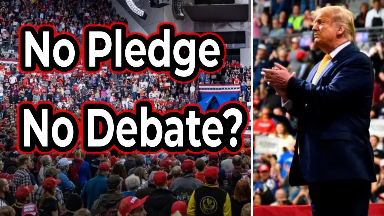 No pledge? No debate?