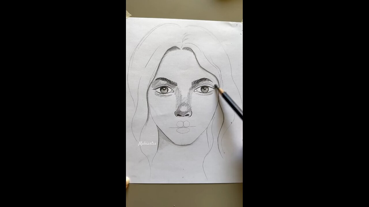 How to draw a face for beginners #tutorial #facedrawing