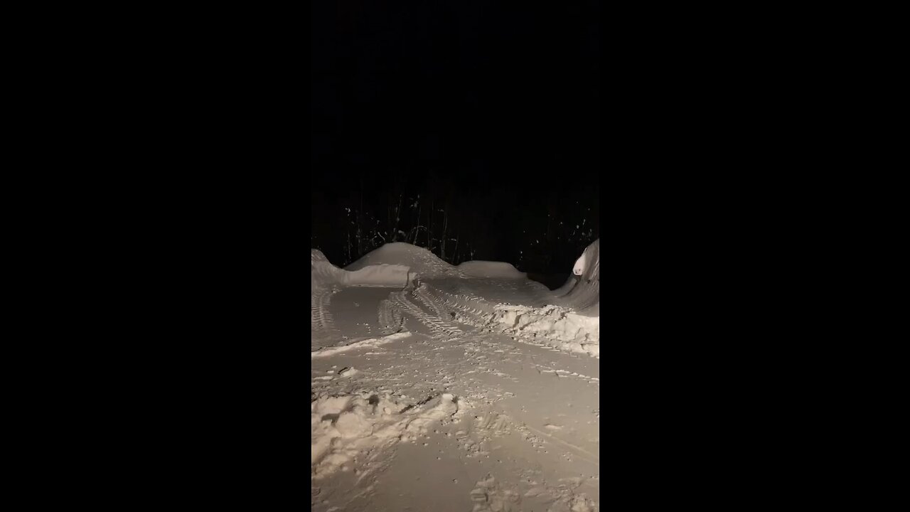 When it snows in Alaska, it dumps.