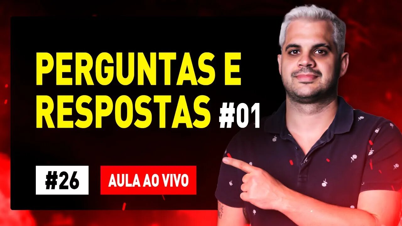 Perguntas e Respostas #01 🔴 TURMA DO FUNDÃO