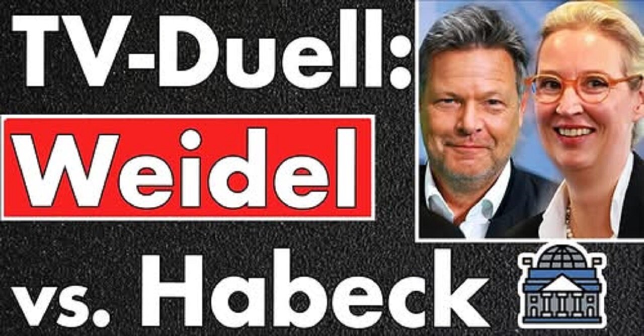 Grüne platzen vor Wut! ARD & ZDF planen TV-Duell zwischen Habeck und Weidel!