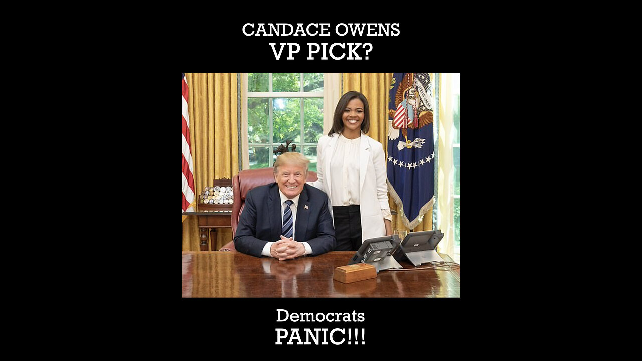 TRUMP picks Candice Owens for VP?