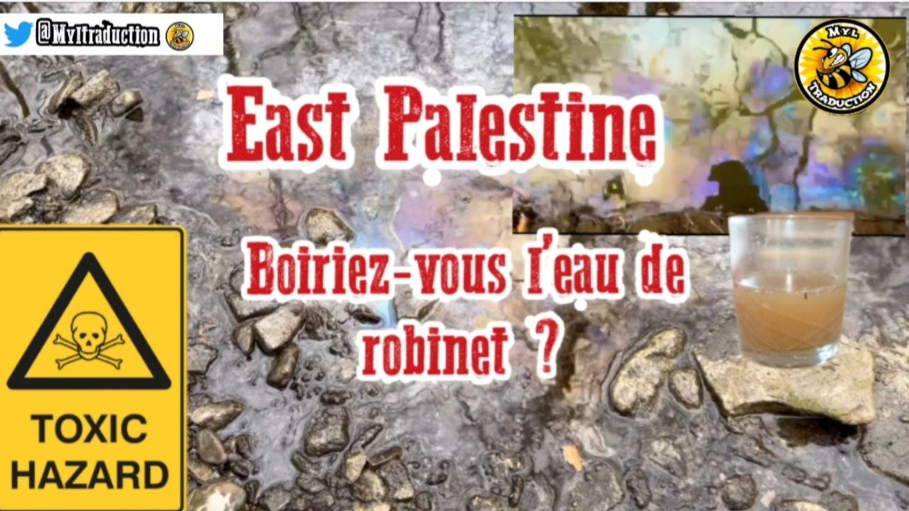 East Palestine visite du Sénateur Vance de l'Ohio (Républicain) Boiriez-vous l'eau de robinet ?