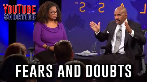 The DREAM has to be BIGGER than the FEAR - STEVE HARVEY with OPRAH WINFREY #shorts