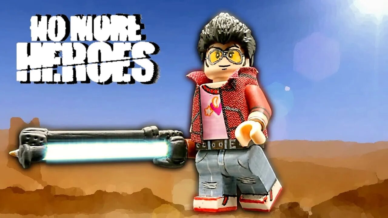 No More Heroes: Travis Touchdown Lego Custom Minifigure
