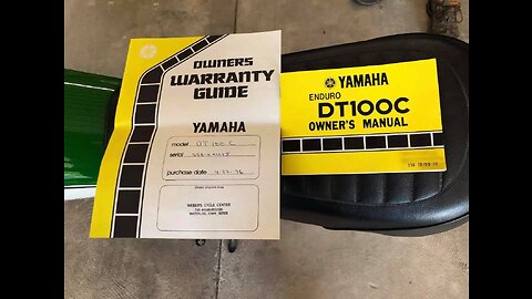 Time capsule! 1976 Yamaha DT100C with 3 original miles!