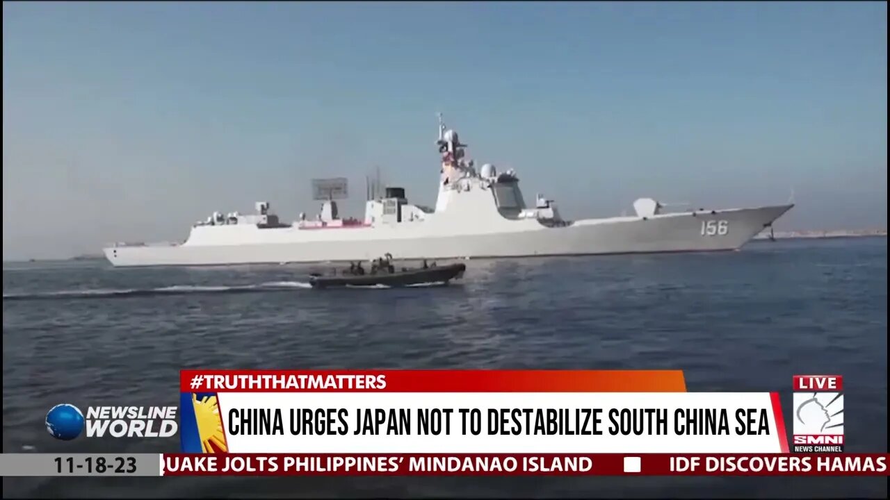 China urges Japan not to destabilize South China Sea