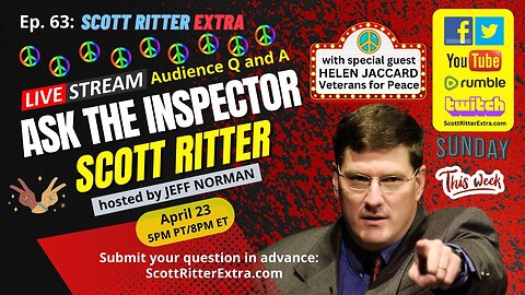 Scott Ritter Extra Ep. 63: Ask the Inspector