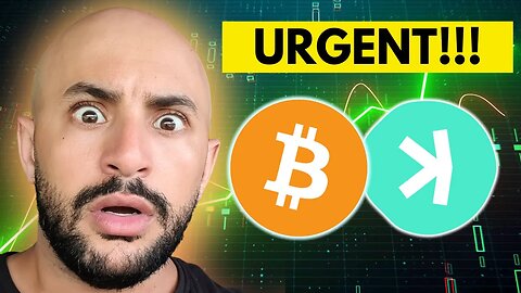 BITCOIN & KASPA: URGENT UPDATE!!!!!!!