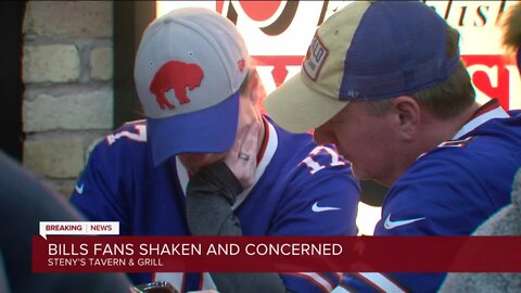 Bills fans in Milwaukee shaken after Hamlin injury