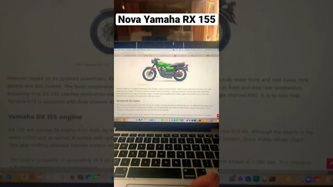 Nova Yamaha RX 155 2022 retornará a produção