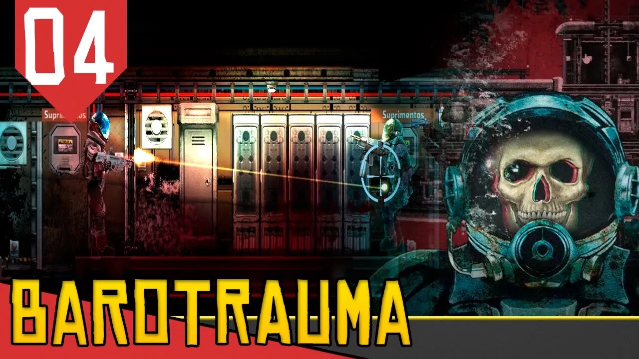 Vamos INVADIR o SUBMARINO PIRATA! - Barotrauma #04 [Série Gameplay Português PT-BR]