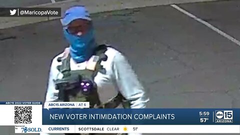 New voter intimidation complaints in Maricopa County