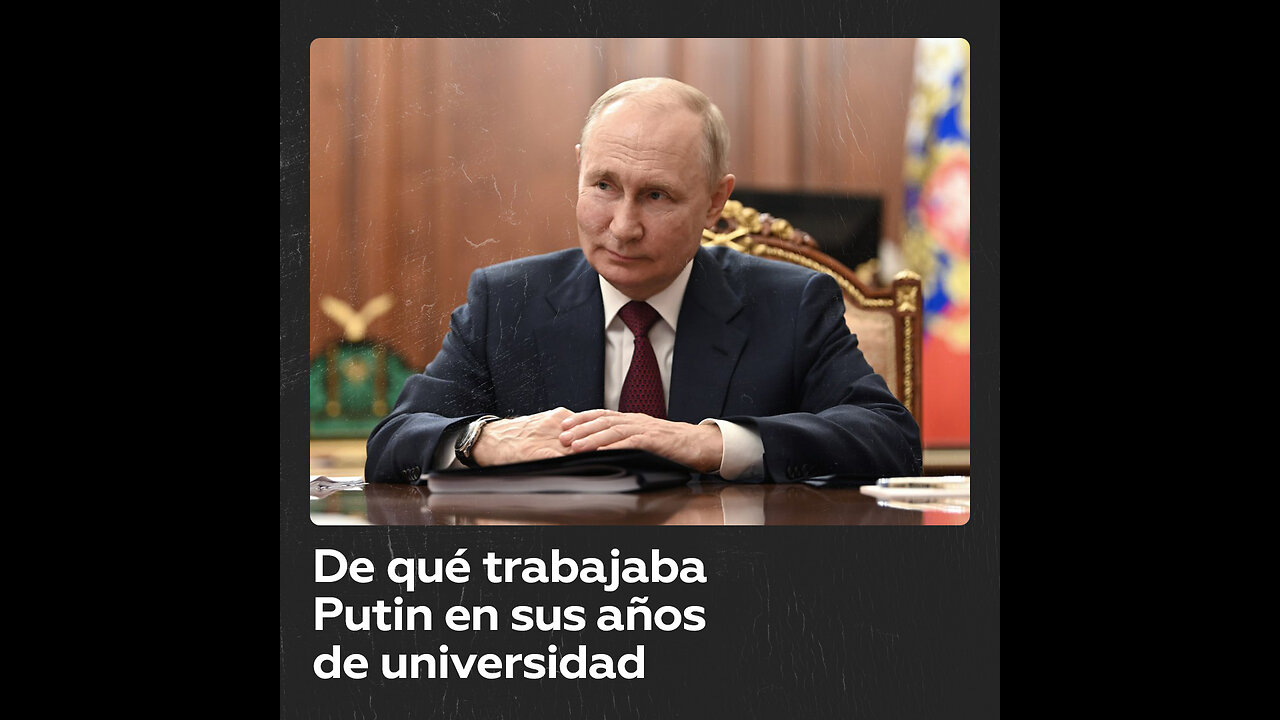 Putin revela uno de sus trabajos de la juventud