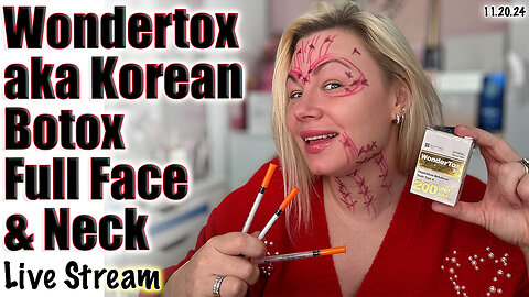 Live Wondertox aka Korean Botox, Full Face & Neck! AceCosm.com and code Jessica10 saves