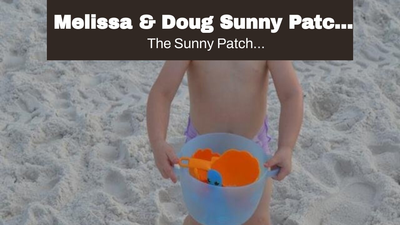 Melissa & Doug Sunny Patch Seaside Sidekicks Sand Baking Play Set