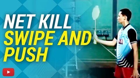 Badminton Net Kill Swipe and Push featuring PB KUSUMA TANGKAS - Indonesian with English subtitles
