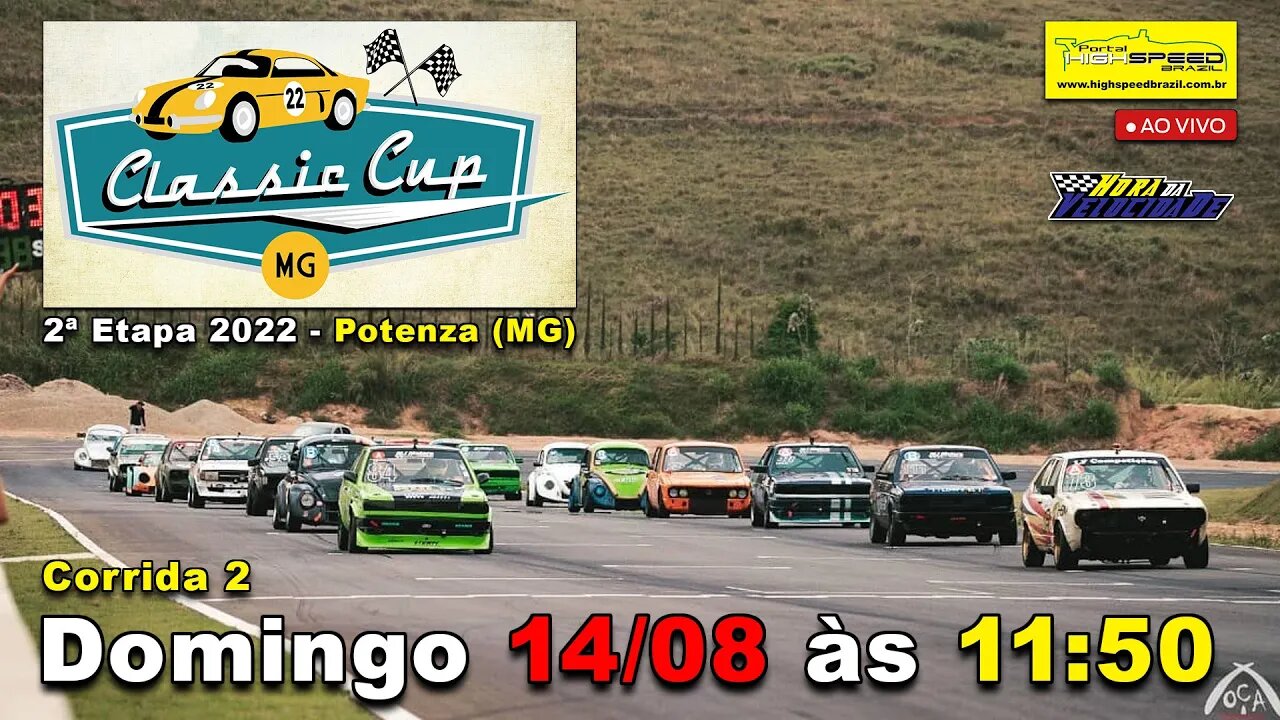 CLASSIC CUP | Corrida 2 | 2ª Etapa 2022 - Potenza (MG) | Ao Vivo